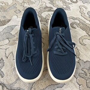 Kizik Shoes Mens Size 10 Blue Mesh Slip On Hands Free Casual Comfort Sneakers